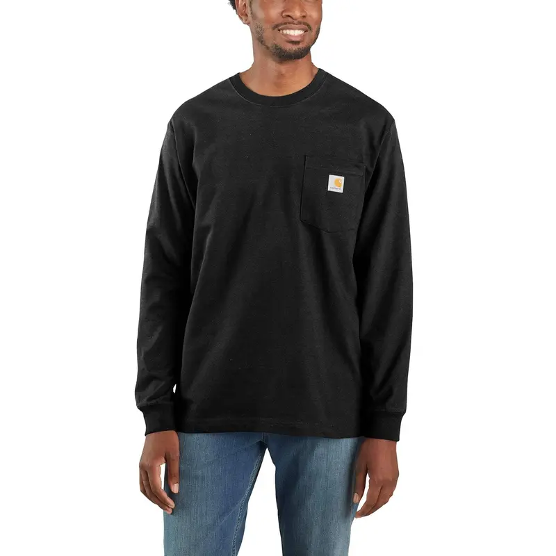 Carhartt Men's Loose Fit Heavyweight Long-Sleeve Pocket T-Shirt 1