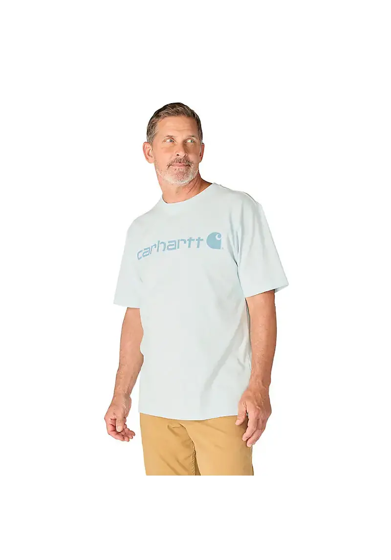 Carhartt Men's Loose Fit Heavyweight Short-Sleeve Logo Graphic T-Shirt 1
