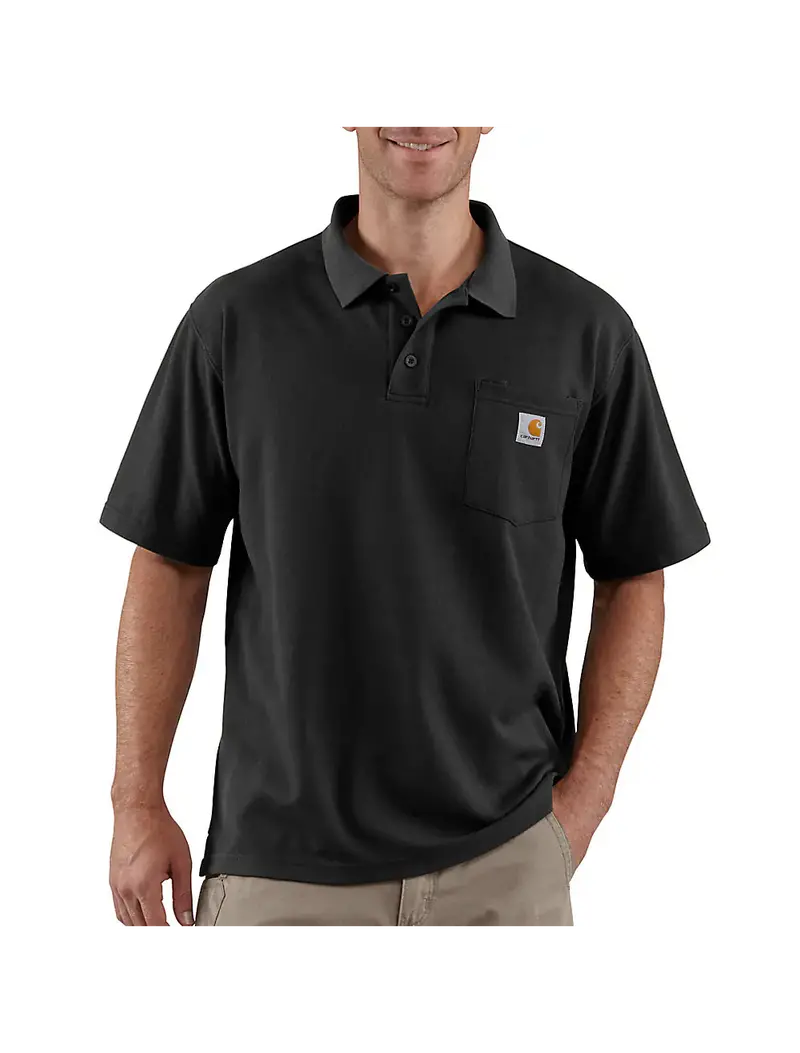 Carhartt Men's Loose Fit Midweight Short-Sleeve Pocket Polo 1