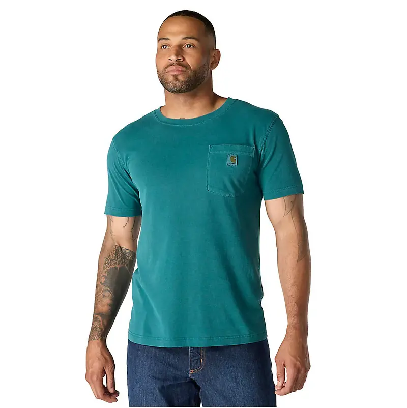Carhartt Men’s Relaxed-Fit Garment-Dyed Short-Sleeve Pocket Tee