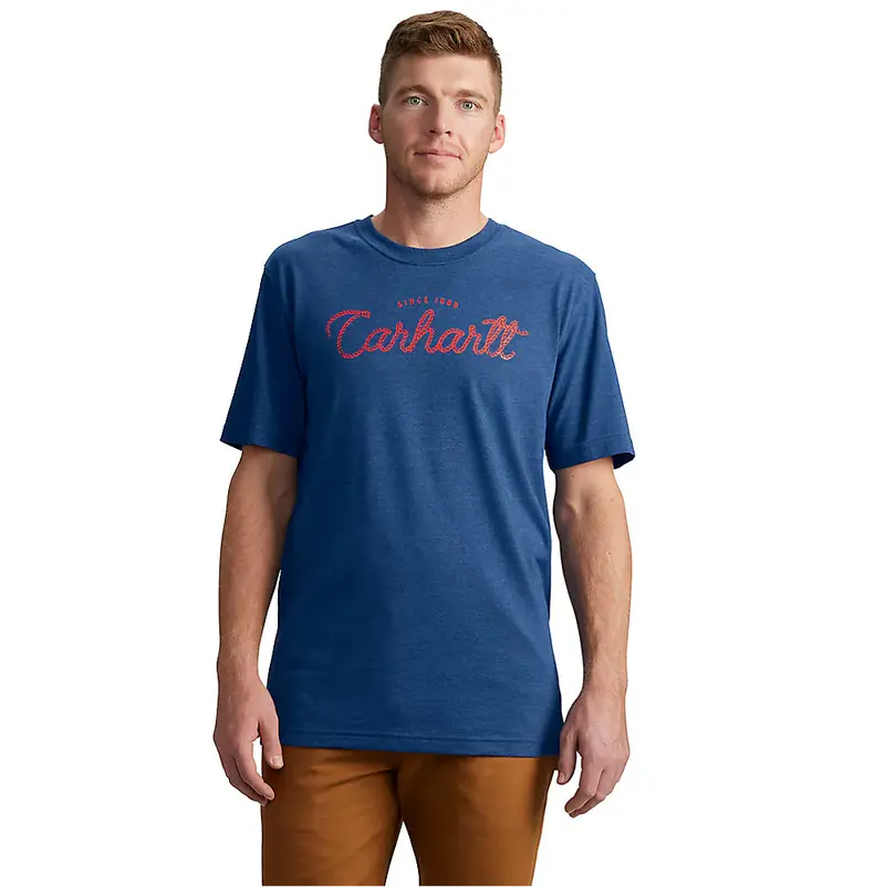 Carhartt Men's Relaxed Fit Lightweight Script Graphic T-Shirt 1