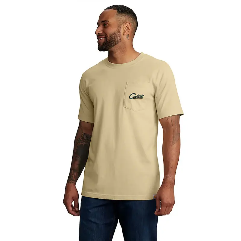 Carhartt Men's Relaxed Fit Lightweight Short-Sleeve Pocket Dog Graphic T-Shirt 1