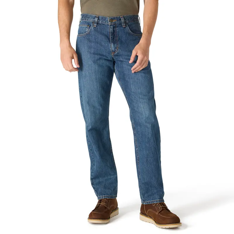 Carhartt Men’s Straight Leg Jeans – Relaxed Fit Durable Denim