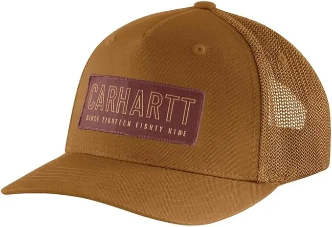 Carhartt Rugged Flex Canvas Mesh-Back 1889 Patch Cap 1