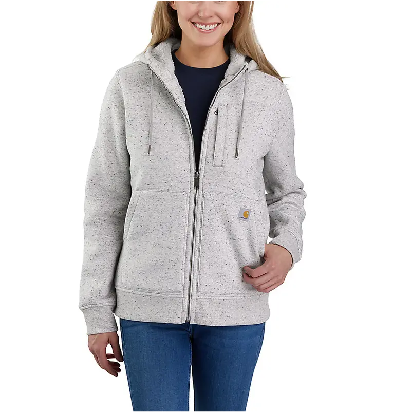 Carhartt Women's Relaxed Fit Midweight Sherpa-Lined Full-Zip Sweatshirt 1