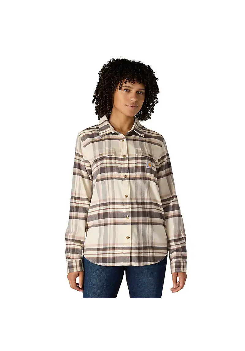 Carhartt Women's Tencel Fiber Series Relaxed Fit Plaid Shirt 1
