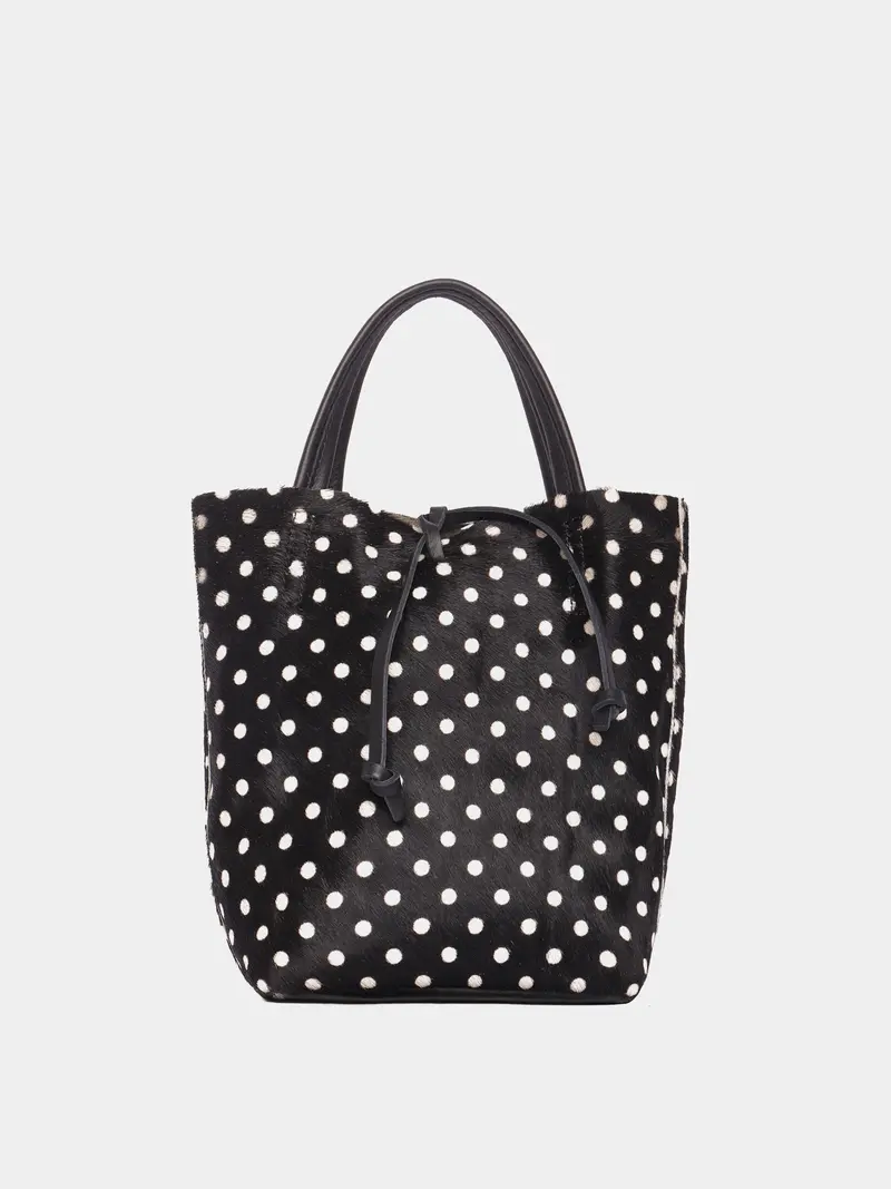 Carpi Mini Black Polka Dots 1