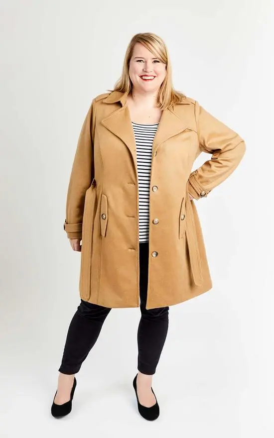 Cashmerette Chilton Trench Coat 1
