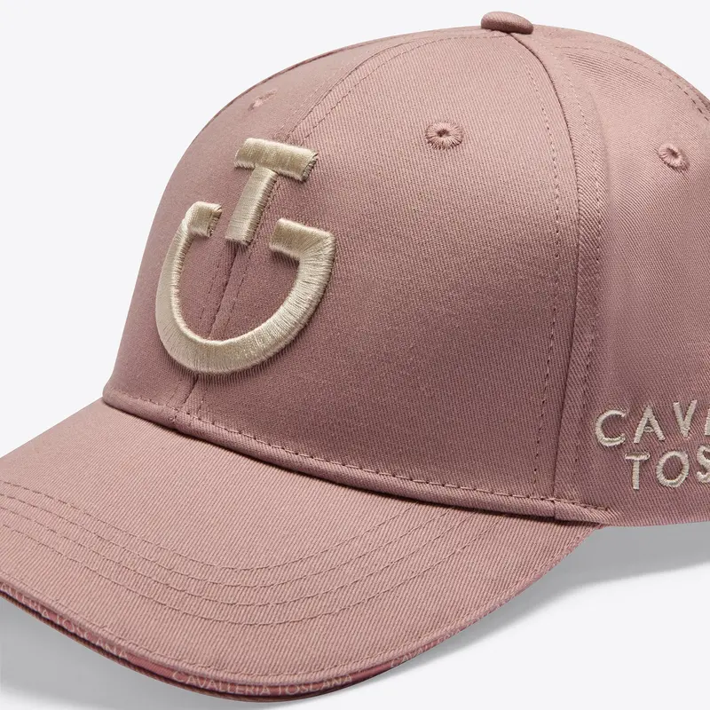 Cavalleria Toscana Embroidered Logo Cotton Baseball Cap 1