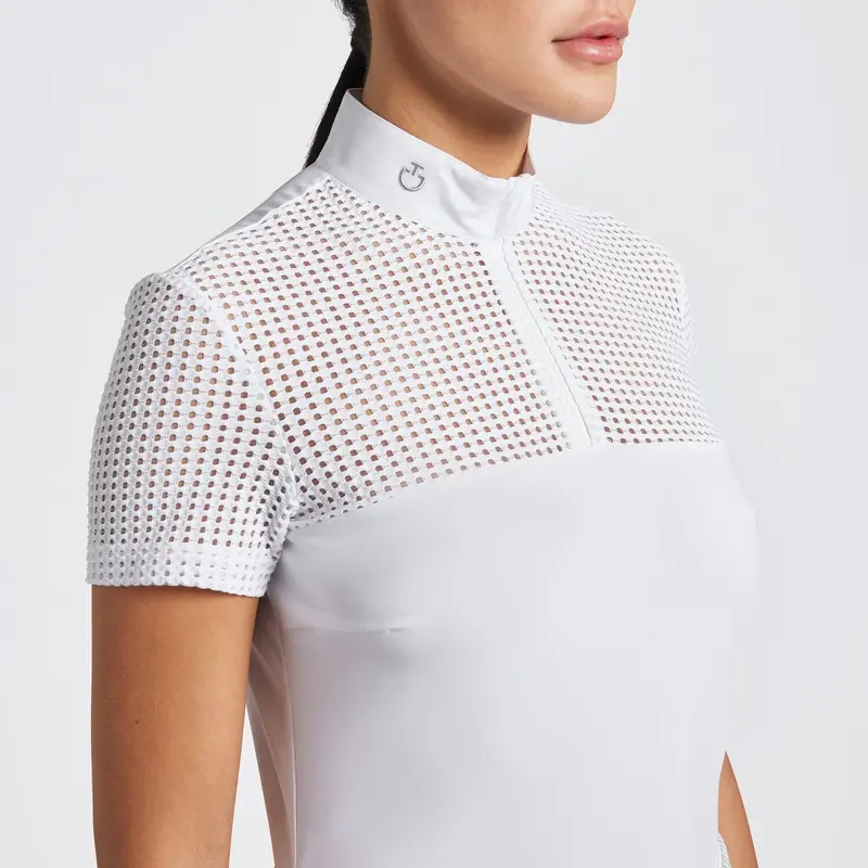 Cavalleria Toscana Women's Competition Shirt In Technical Jersey 1