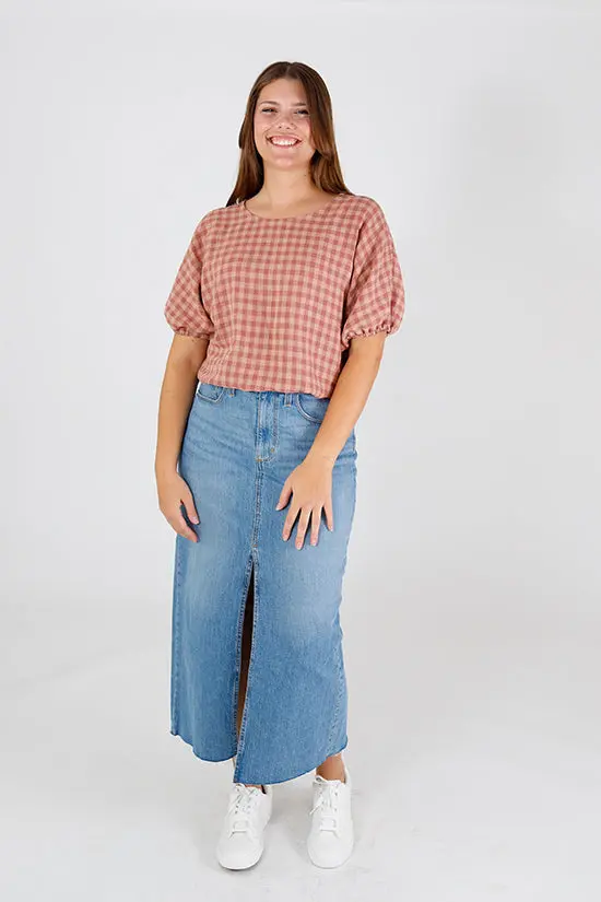Chalk And Notch Aria Top 1