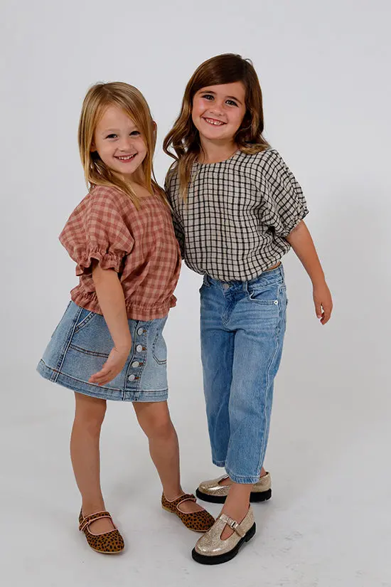 Chalk And Notch Mini Aria Top - Printed Copy Shop (+£5.00) 1