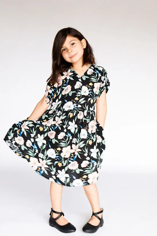 Chalk And Notch Mini Fringe Dress And Blouse 1
