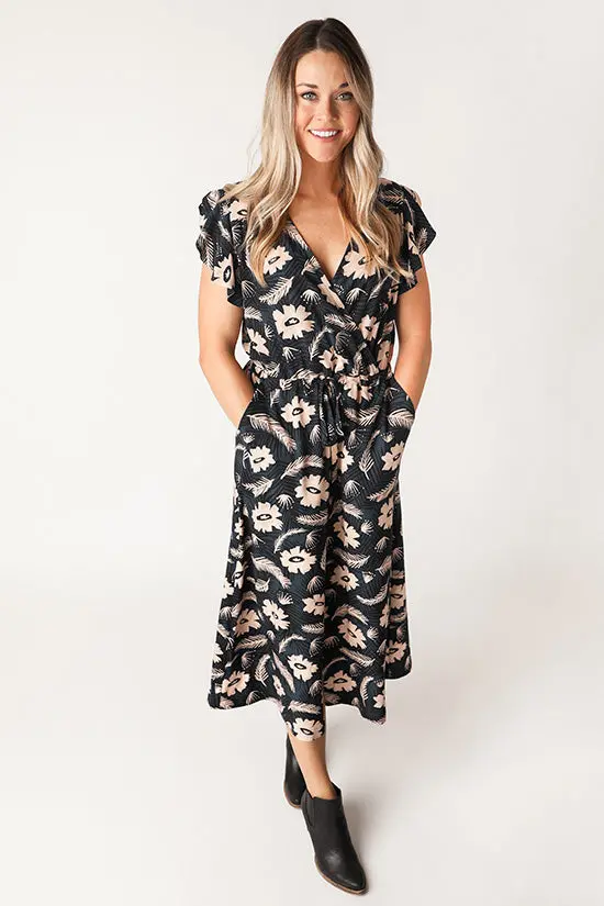 Chalk And Notch Orchid Midi Dress 1