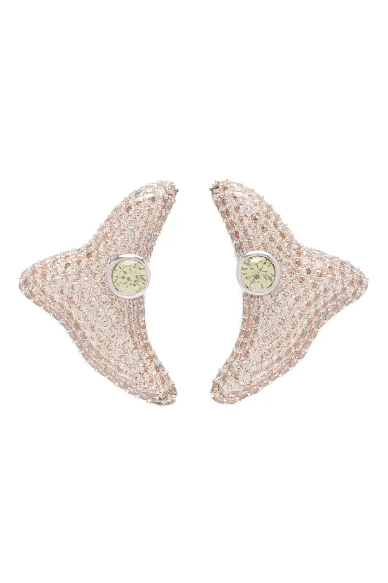Champagne Olive Super Trigon Studs 1