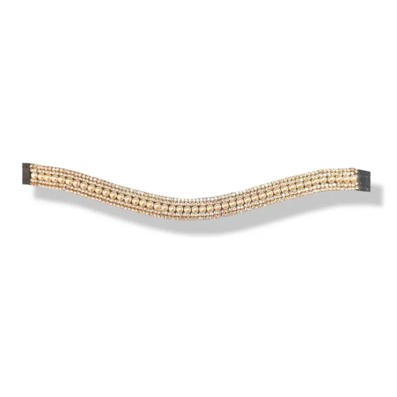 Champagne Swarovski Crystal Browband 1
