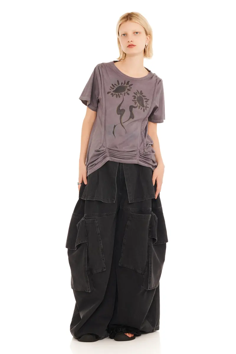 Charcoal Hazel Cargo Pant 1