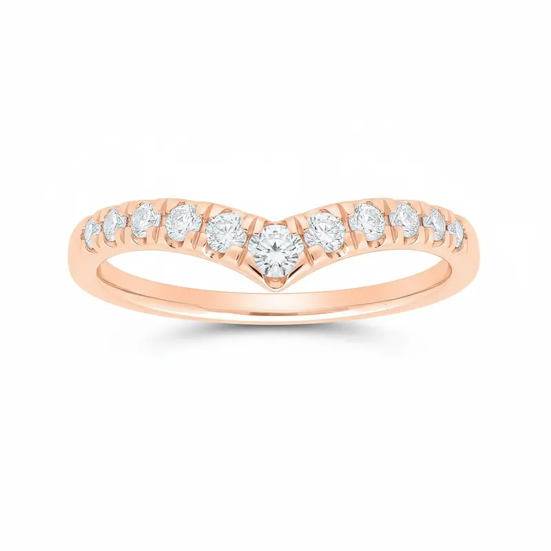 Chevron Peak Diamond Band 1