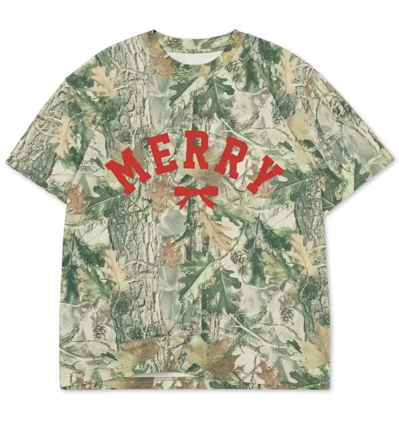 Children's Merry Bow Camo Tee 1