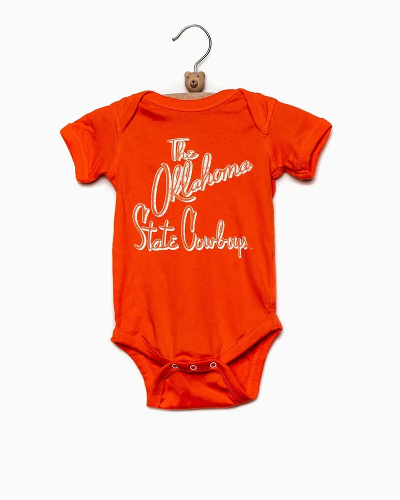 Children's Osu Beverly Orange Onesie 1