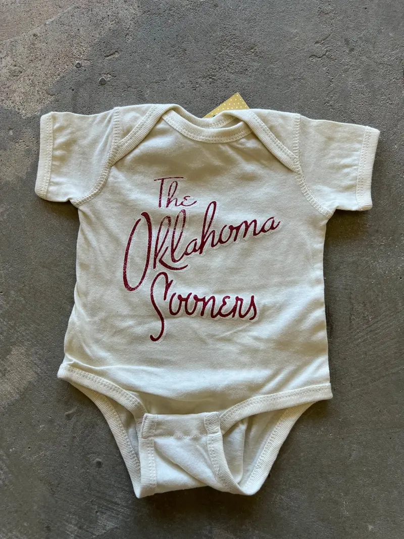 Children's Ou Beverly Oatmeal Onesie 1