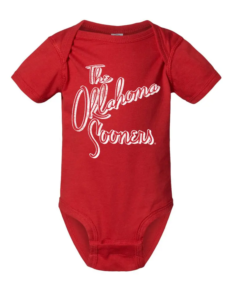 Children's Ou Beverly Red Onesie 1