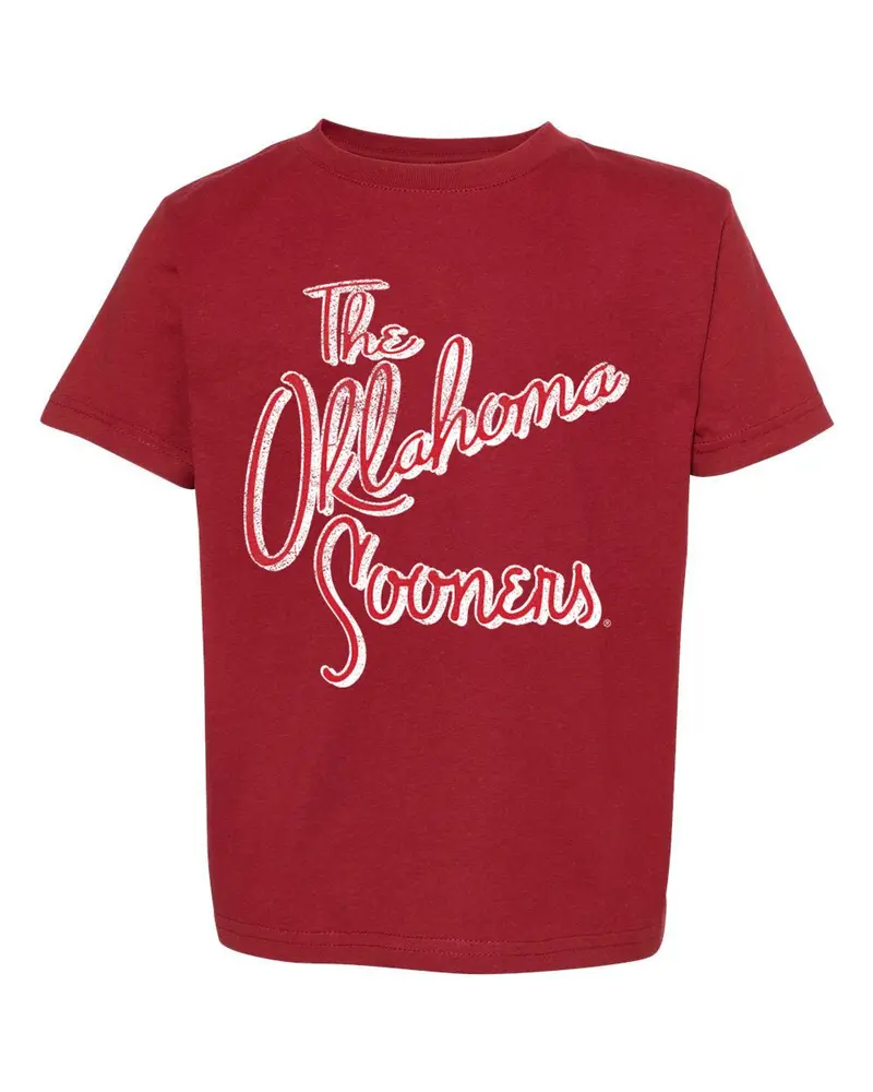 Children's Ou Sooners Beverly Red Tee 1