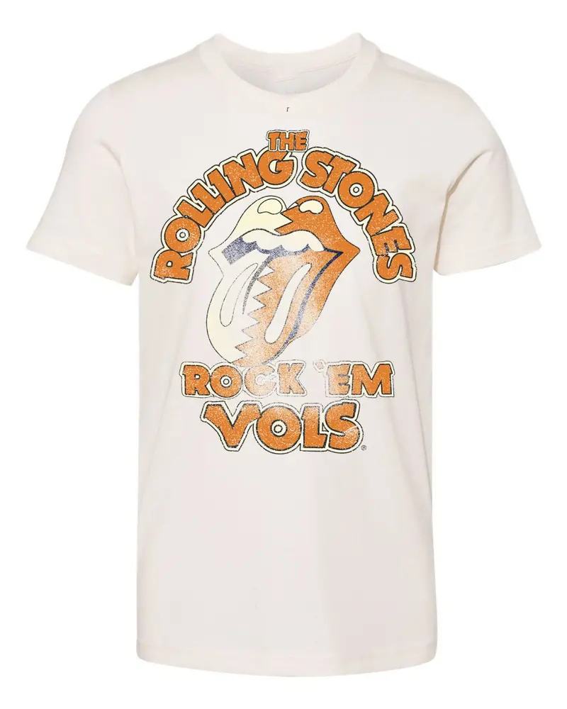 Children's Rolling Stones Rock 'Em Vols Off White Tee 1