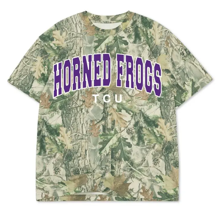 Children's Tcu Horned Frogs Filled Gault Camo Tee 1