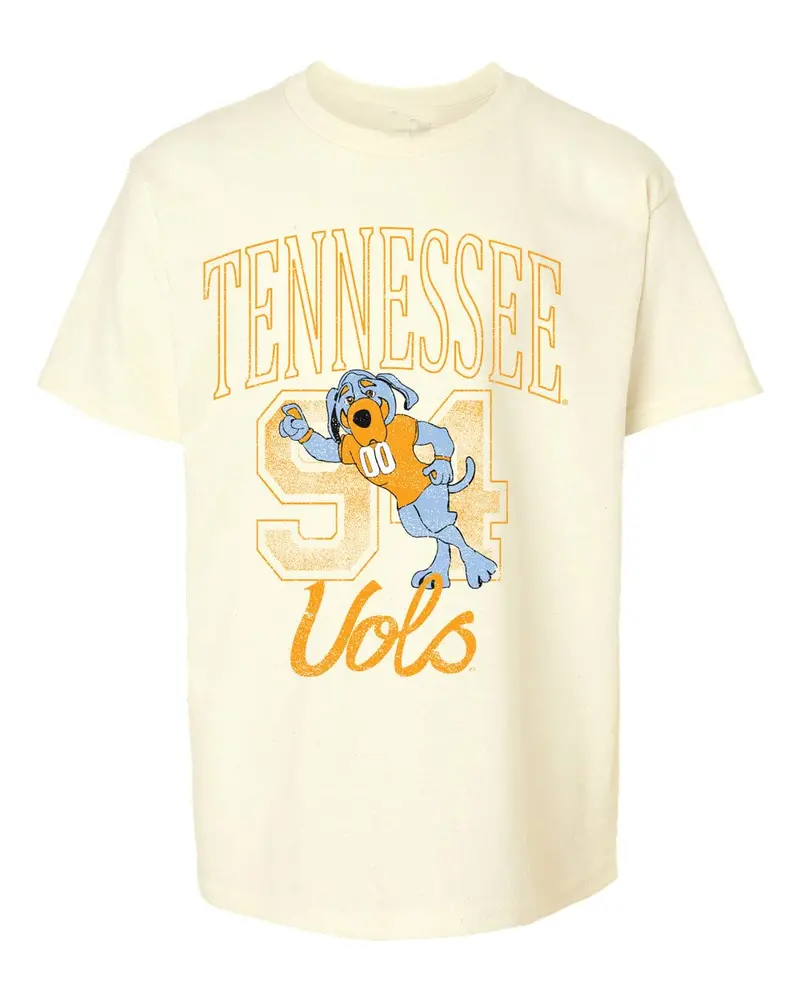 Children's Tennessee Vols Club Mascot Cream Tee 1