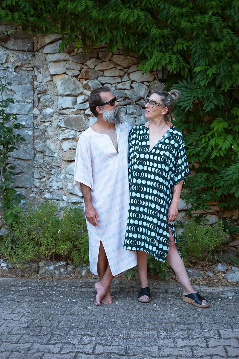 Christine Haynes Unisex Piqu Lounge Tunic - Printed Copy Shop (+£7.00) 1