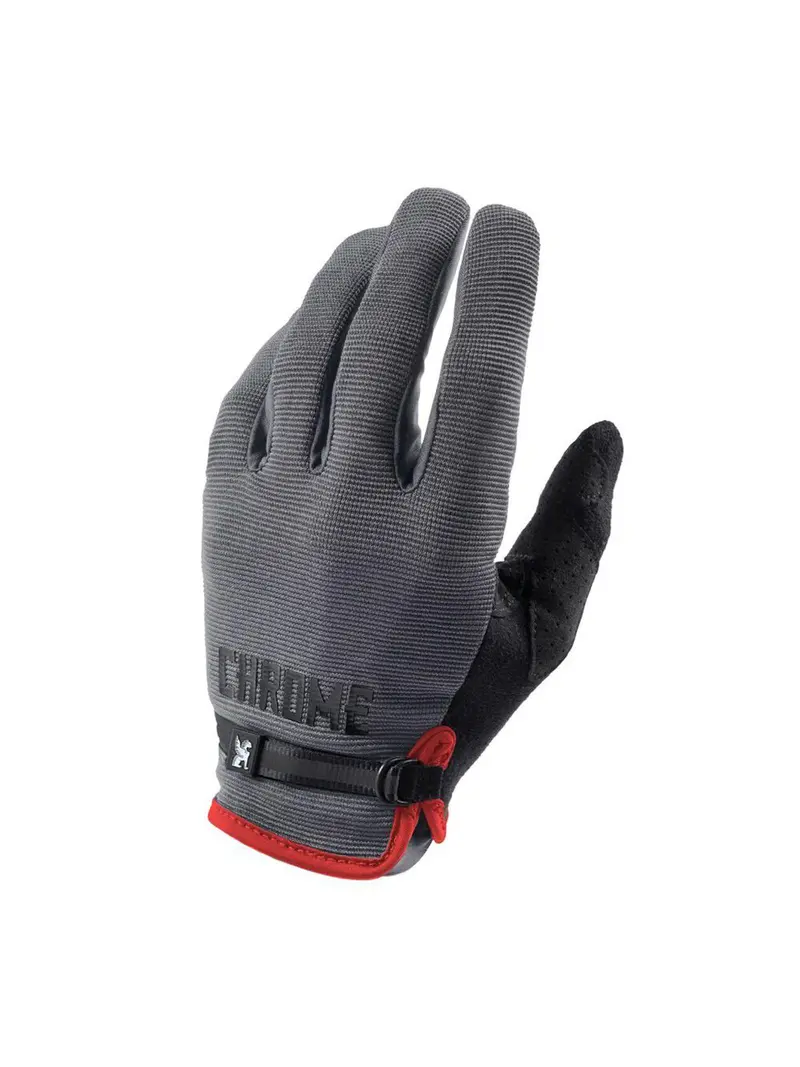 Chrome Industries Cycling Gloves Grey Black 1