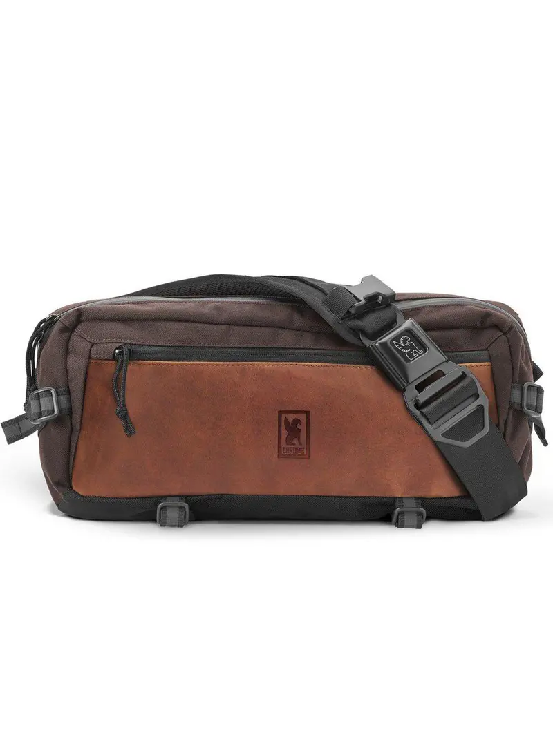 Chrome Industries Kadet Nylon Sling Bag Earth Leather 1