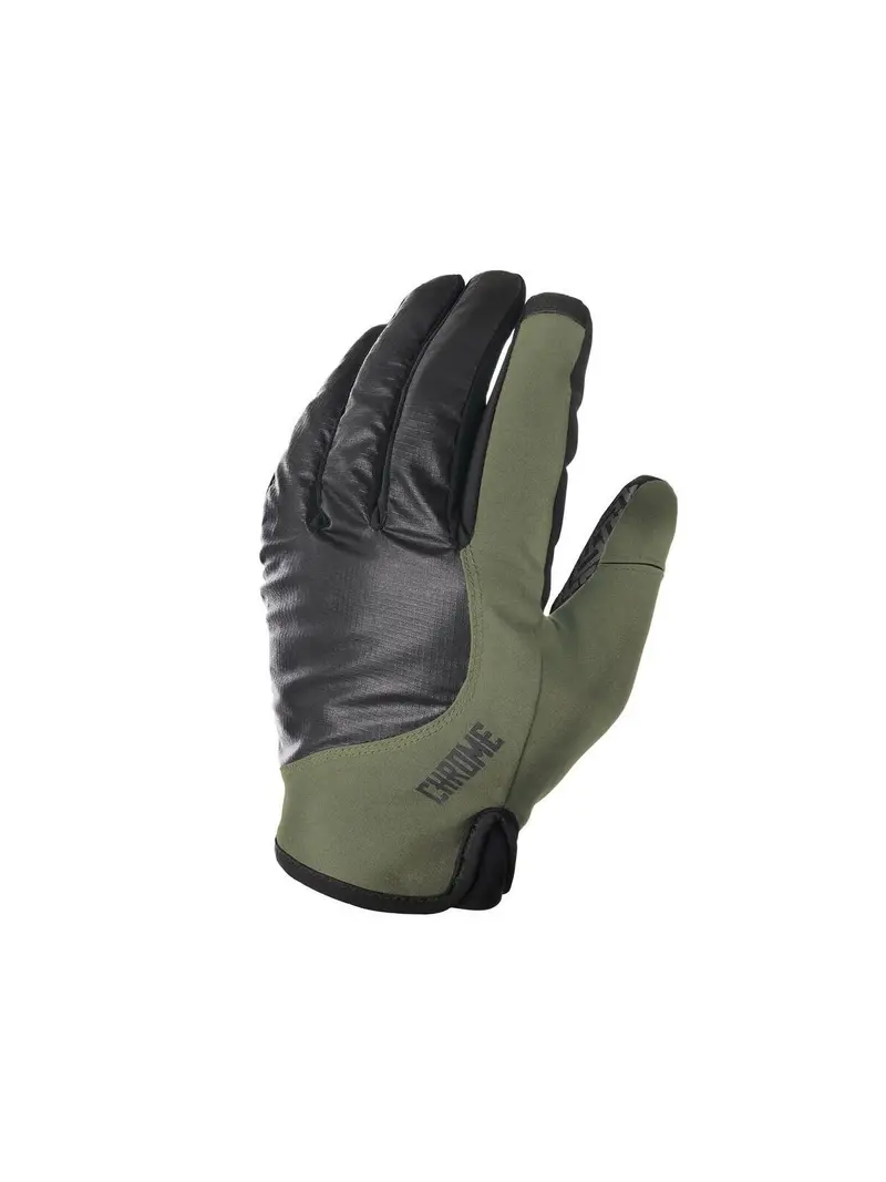 Chrome Industries Midweight Cycling Gloves Olive Black 1