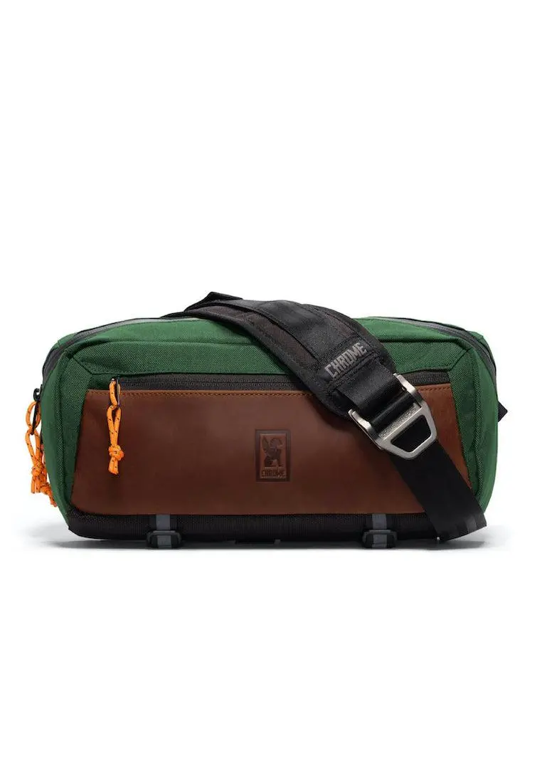 Chrome Industries Mini Kadet Sling Leather Green 1