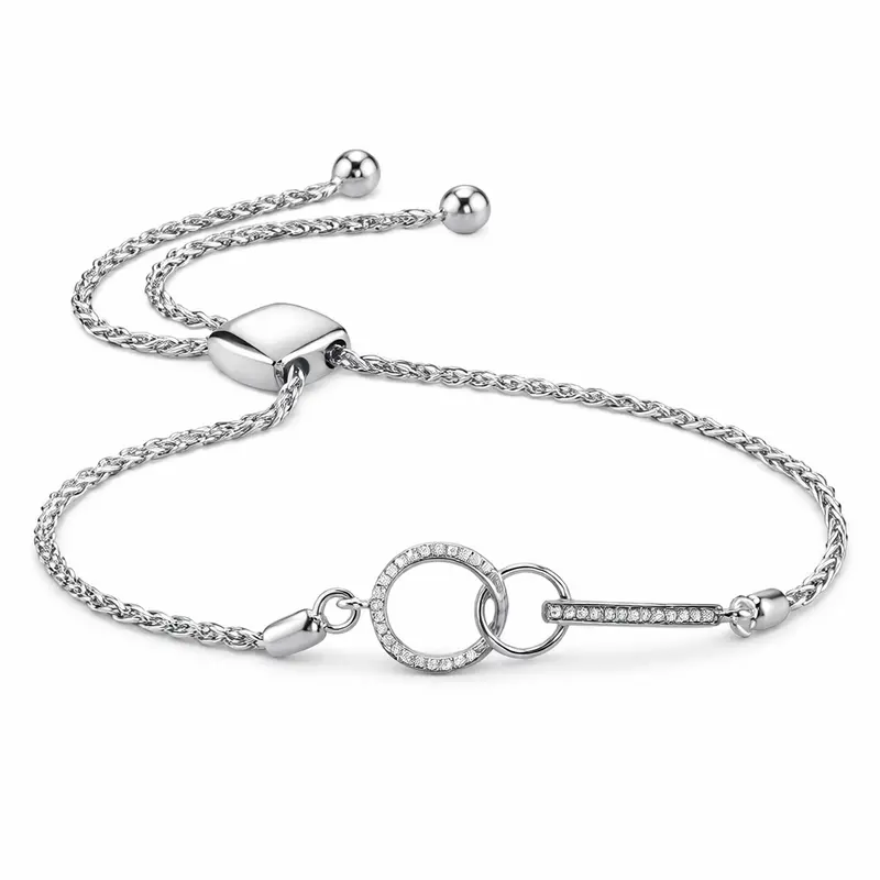 Circle Of Love Diamond Bolo Bracelet 1