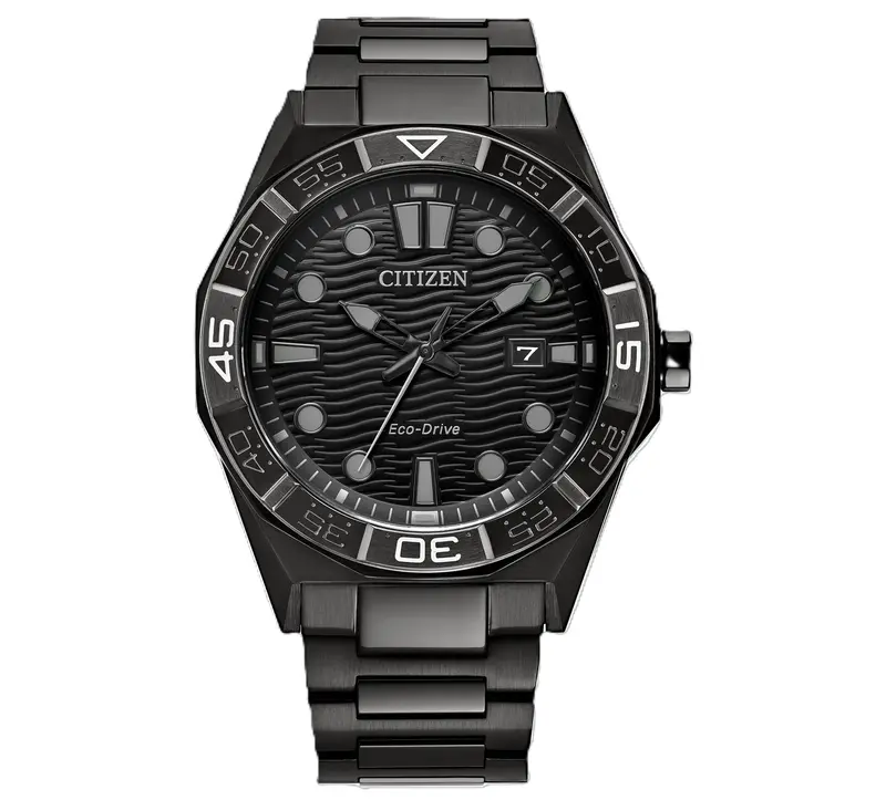 Citizen® Brycen Black Ion-Plated Men's Watch 1