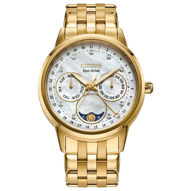 Citizen® Women's Diamond Moon Phase Watch 1