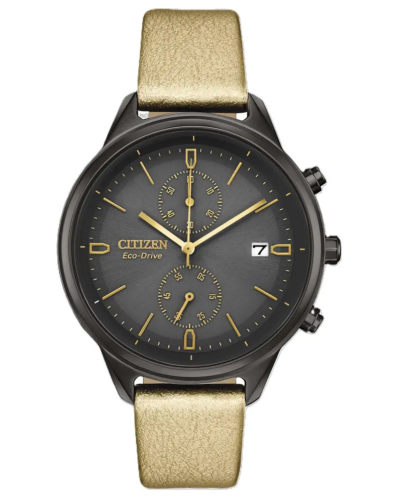 Citizen® Women's Gold Vegan Leather Women's Watch 1