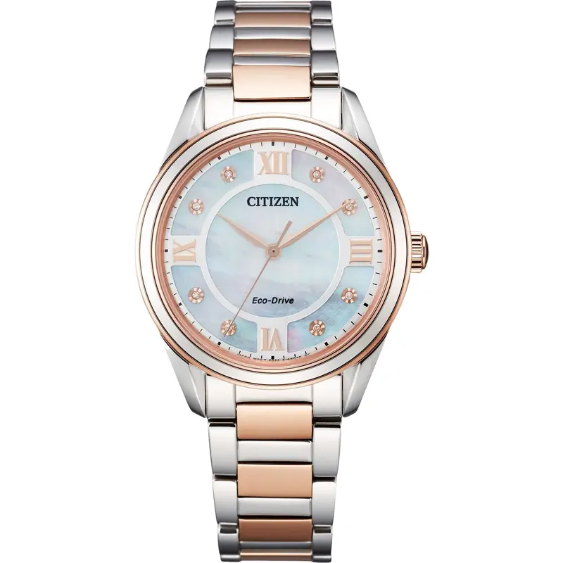 Citizen® Women's Mother Of Pearl Diamond Watch 1