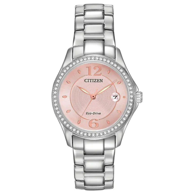 Citizen® Women's Silhouette Crystal Blush Dial Watch 1
