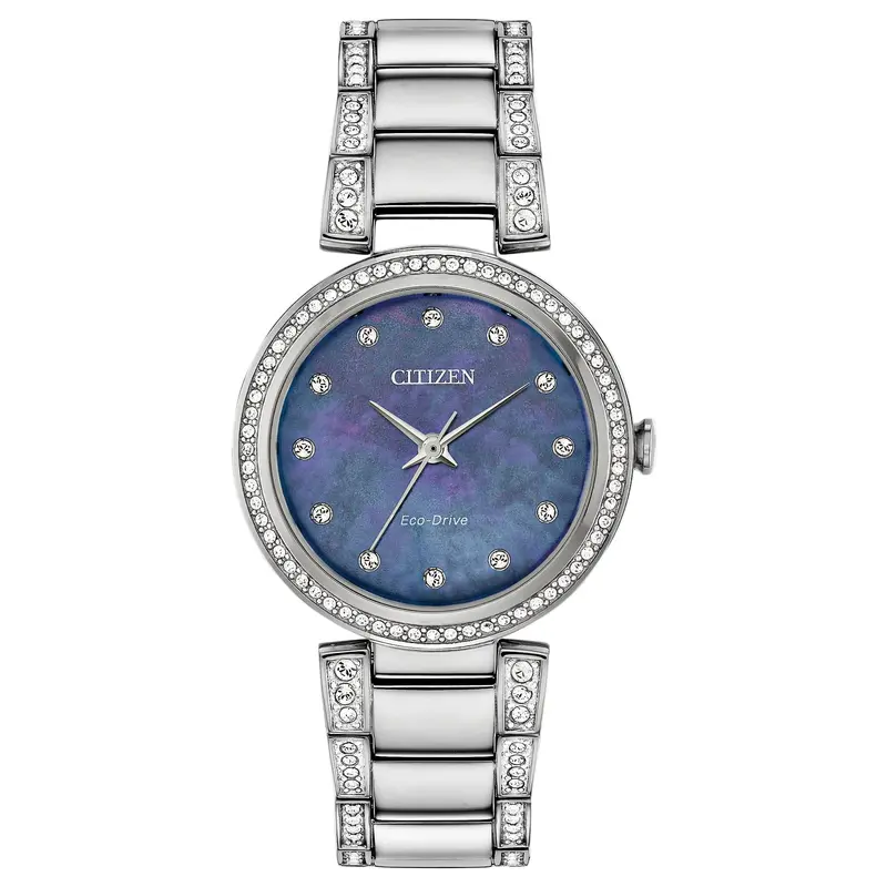 Citizen® Women's Silhouette Crystal Mother Of Pearl Watch 1