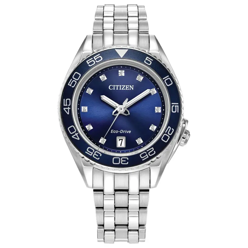 Citizen® Women's Striking Blue Carson Watch 1