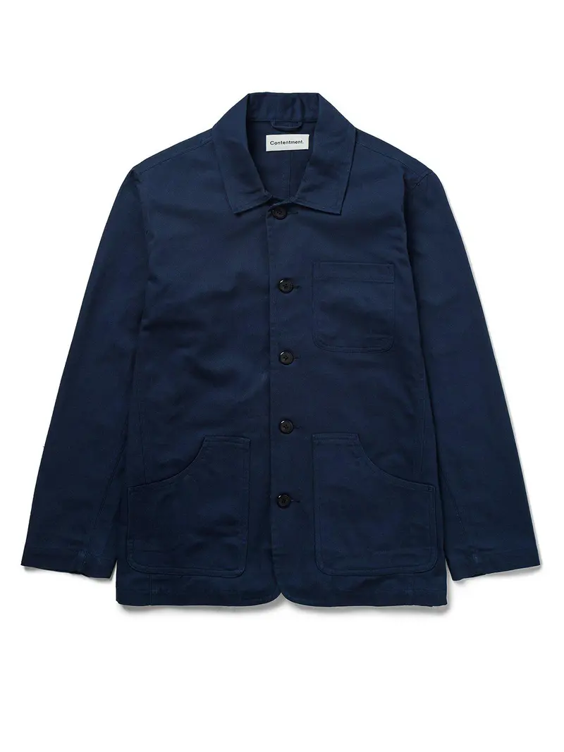 Contentment. Twill Navy Shacket 1