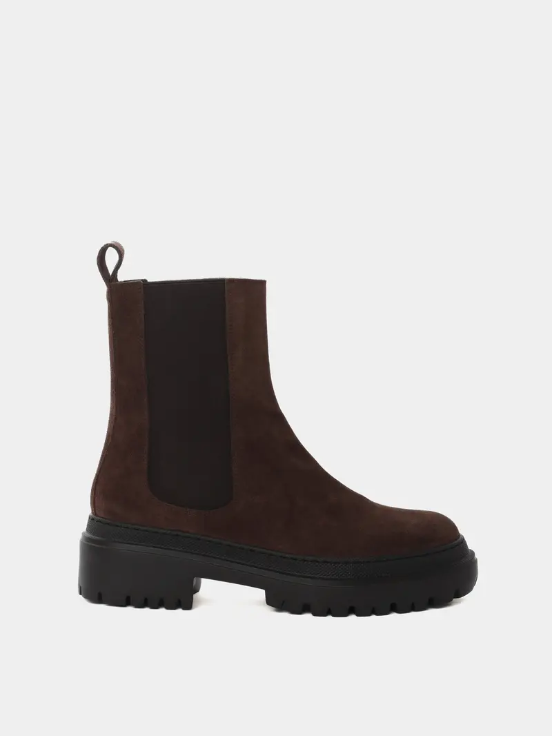 Corticella Brown Suede Unlined Boot 1
