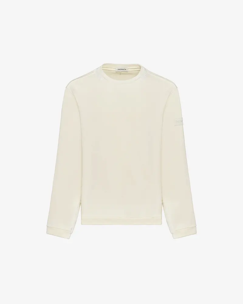 Cotton Sweatshirt With Nylon Details 1