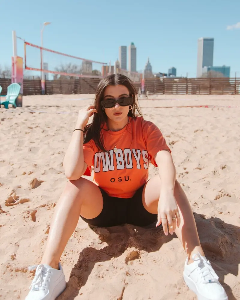 Cowboys Filled Gault Orange Tee 1