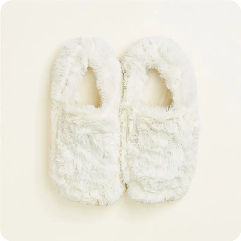 Cream Slippers Warmies® 1