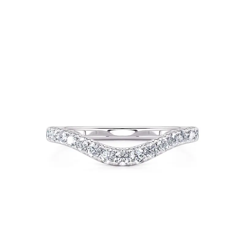 Crested Diamond Contour Band 1