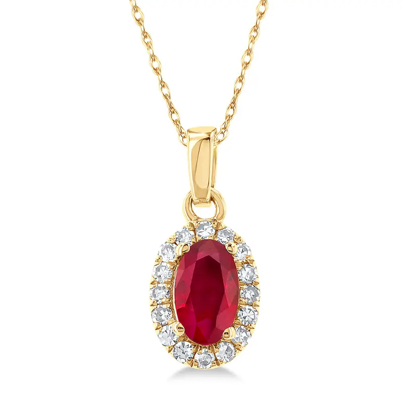 Crimson Fire Ruby Pendant 1